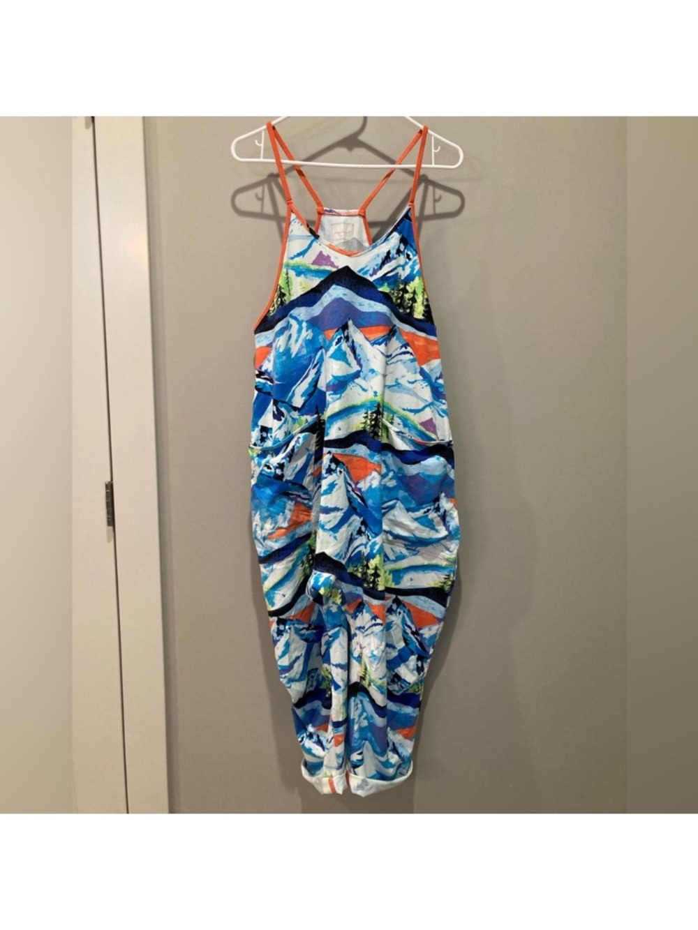 FREE PEOPLE Movement Printed Hot Shot Onesie in Skinic Route Apres Combo - Picture 5 of 6